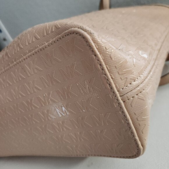 Nwot Michael Kors Jet Set Beige Tote Shoulder Bag Purse - Picture 11 of 15